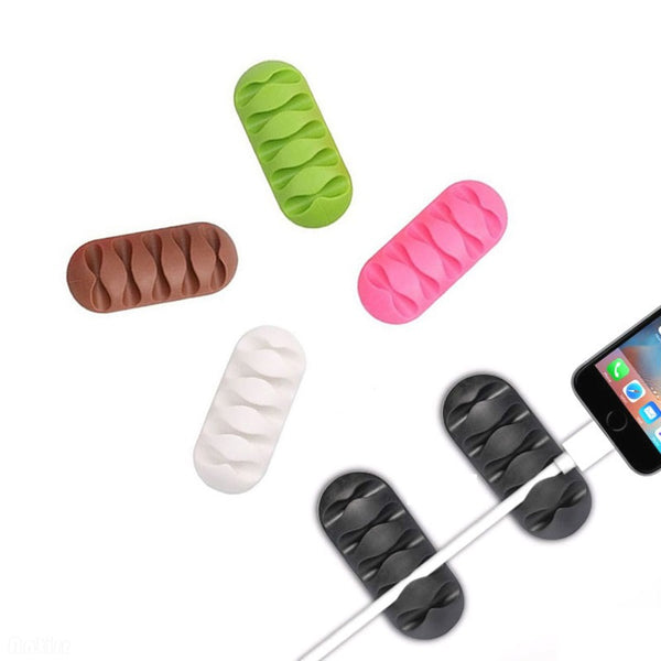 Desktop Silicone phone Charger Organizer