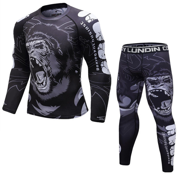 Men's High Quality Compression Fitness Training Sets - Quick Dry