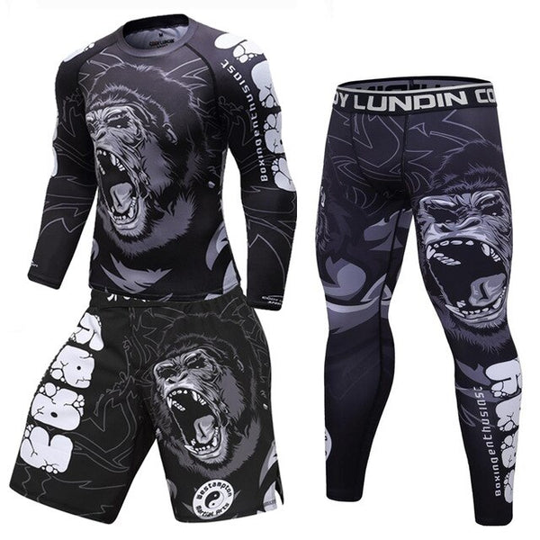 Men's High Quality Compression Fitness Training Sets - Quick Dry