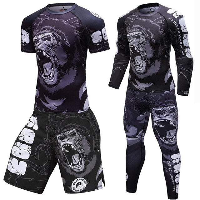 Men's High Quality Compression Fitness Training Sets - Quick Dry
