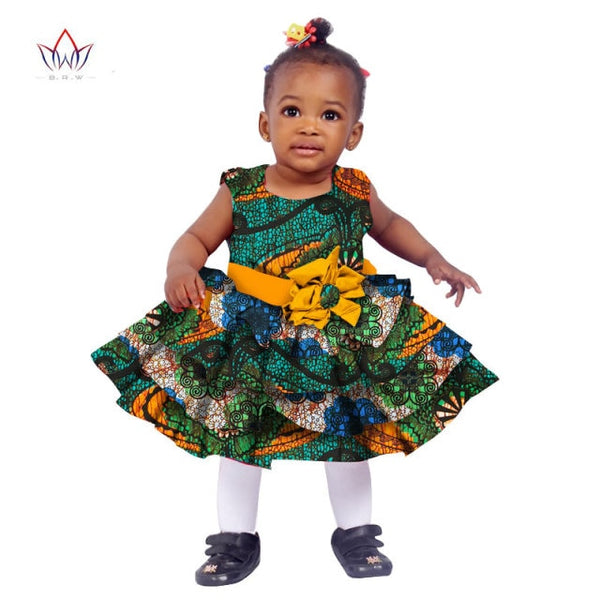 Baby Girl Summer African Dashiki Dress