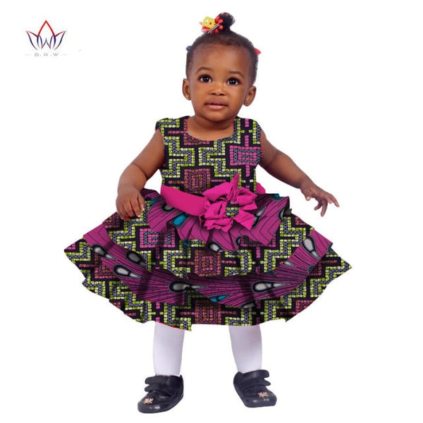 Baby Girl Summer African Dashiki Dress