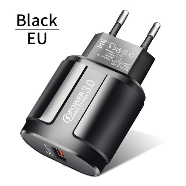Quick Charge 3.0 USB, Universal Mobile Phone Charging Wall Adapter