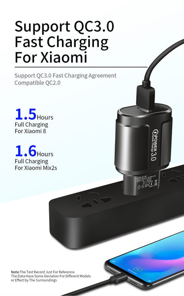 Quick Charge 3.0 USB, Universal Mobile Phone Charging Wall Adapter