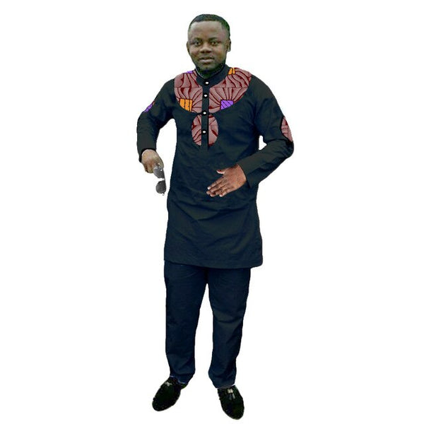 Mens Fashion African Print Dashiki Set