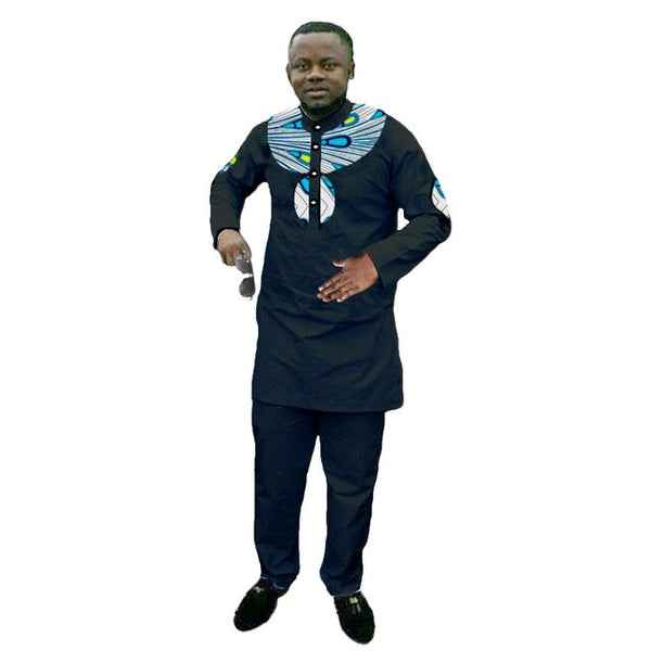 Mens Fashion African Print Dashiki Set