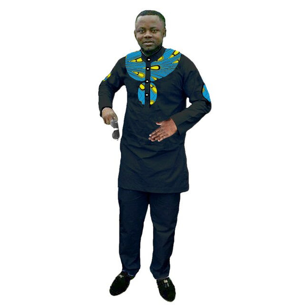 Mens Fashion African Print Dashiki Set