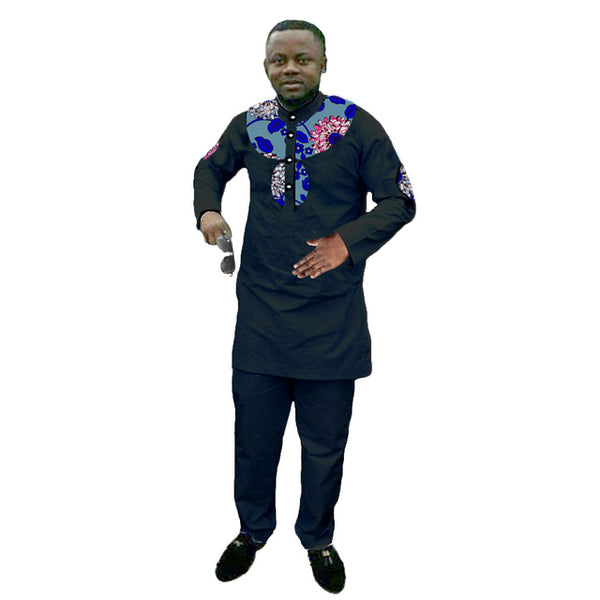 Mens Fashion African Print Dashiki Set