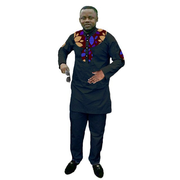 Mens Fashion African Print Dashiki Set