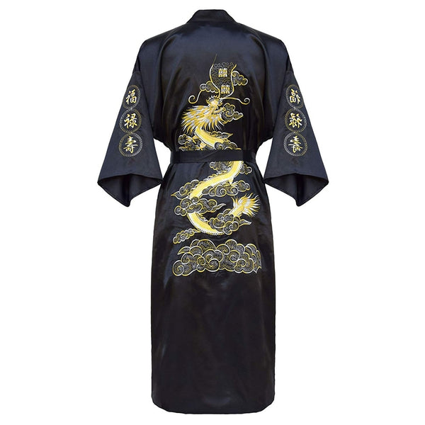 Mens Chinese Dragon Kimono & Shorts Embroidered