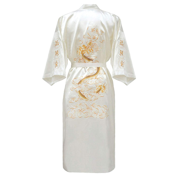 Mens Chinese Dragon Kimono & Shorts Embroidered