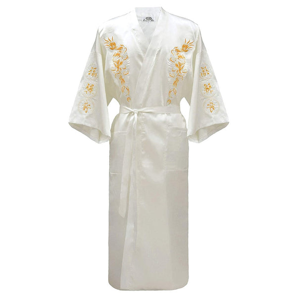 Mens Chinese Dragon Kimono & Shorts Embroidered