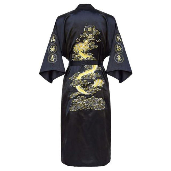 Mens Chinese Dragon Kimono & Shorts Embroidered