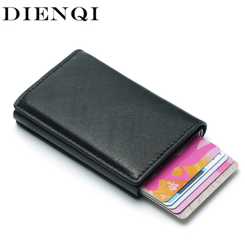 RFID  Blocking Leather Wallets - protect your debit & credit cards from being read remotely