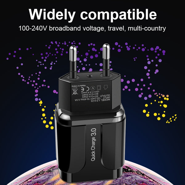 Widely Compatible 100-240V broadband voltage, travel, multi-country