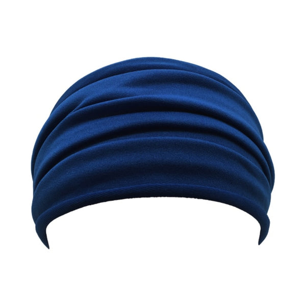 Womens Wide Elastic Headband - For Sports Workout Running