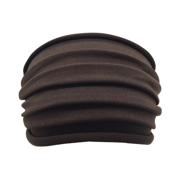 Womens Wide Elastic Headband - For Sports Workout Running