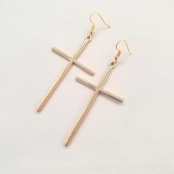 Womens Chinese Style Goldfish Earrings - Crosses heart lock & Key & more
