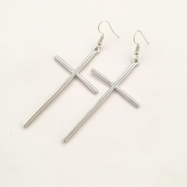 Womens Chinese Style Goldfish Earrings - Crosses heart lock & Key & more