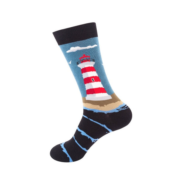 Mens & Womens Cheerful, Patterned, Colorful Socks
