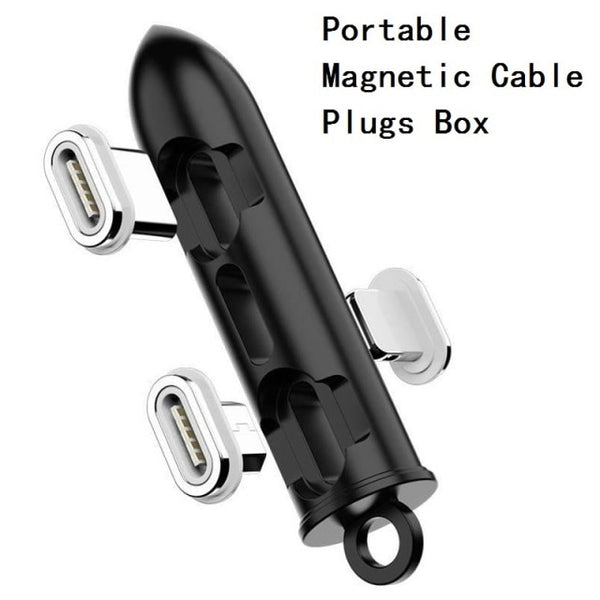 Portable Magnetic Cable Plugs Box