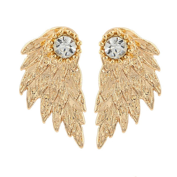Womens New Fashion Climbing Earrings - Pearls Angel Wings Leaf Feather Flowers