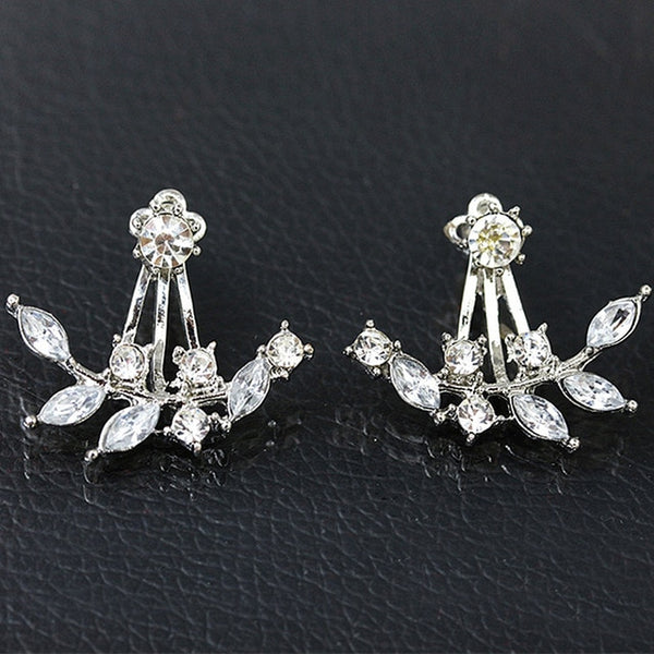 Womens New Fashion Climbing Earrings - Pearls Angel Wings Leaf Feather Flowers