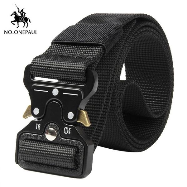 Mens Military High Quality Nylon Tactical Training Belt, Multifunctional