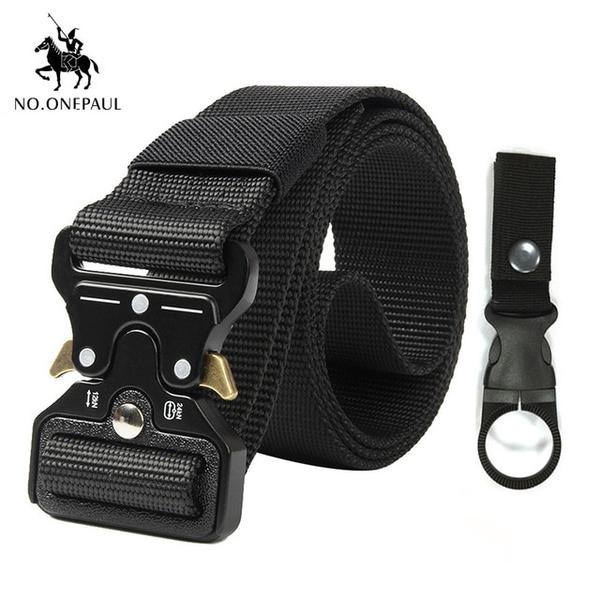 Mens Military High Quality Nylon Tactical Training Belt, Multifunctional