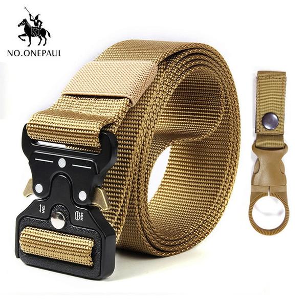 Mens Military High Quality Nylon Tactical Training Belt, Multifunctional