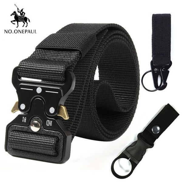 Mens Military High Quality Nylon Tactical Training Belt, Multifunctional