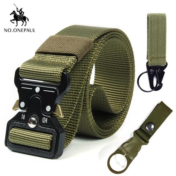 Mens Military High Quality Nylon Tactical Training Belt, Multifunctional