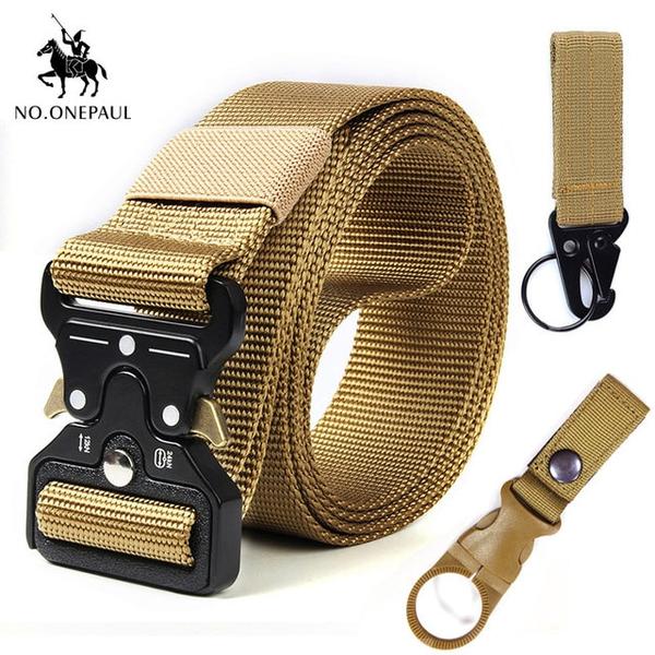 Mens Military High Quality Nylon Tactical Training Belt, Multifunctional