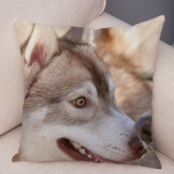 Siberian Husky Pillow Covers Super Soft 45*45cm