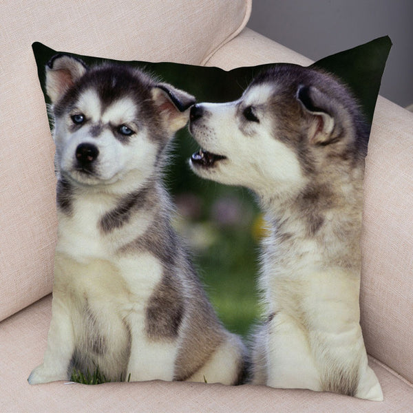 Siberian Husky Pillow Covers Super Soft 45*45cm