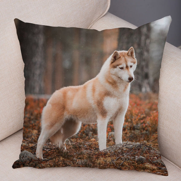 Siberian Husky Pillow Covers Super Soft 45*45cm