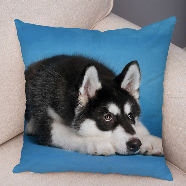 Siberian Husky Pillow Covers Super Soft 45*45cm