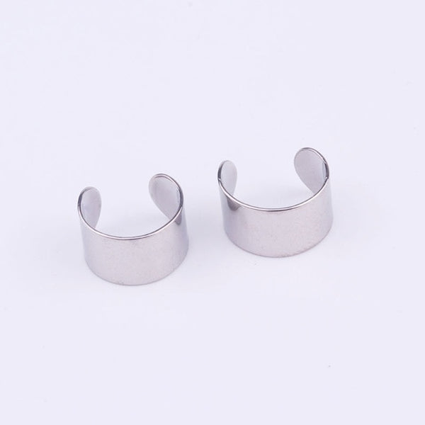 Womens Silver Frog Ear Cuff Earrings, No Piercing