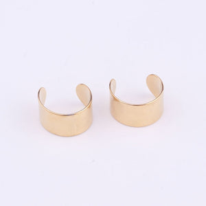 Womens Silver Frog Ear Cuff Earrings, No Piercing