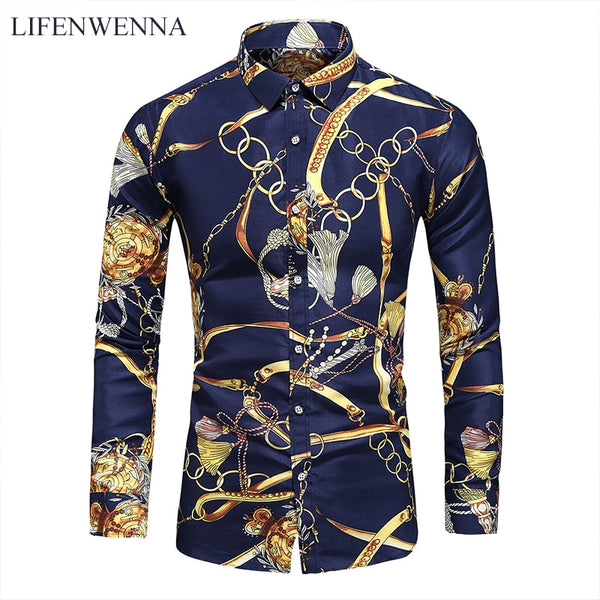 Mens Long Sleeve Fashion Shirts