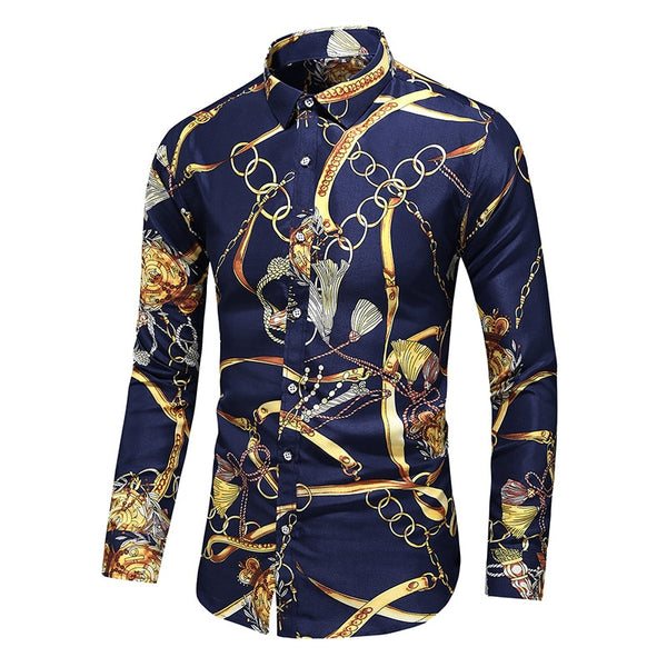 Mens Long Sleeve Fashion Shirts