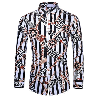 Mens Long Sleeve Fashion Shirts