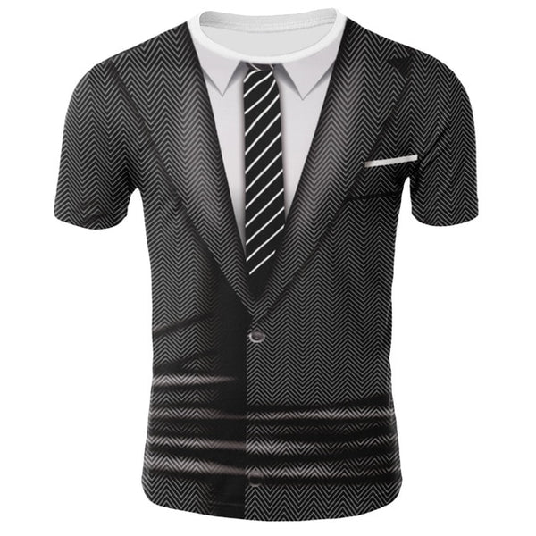 Men's 3D print Funny Optical Illusion T-shirts
