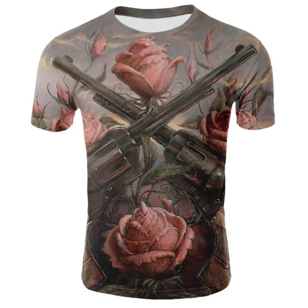 Men's 3D print Funny Optical Illusion T-shirts