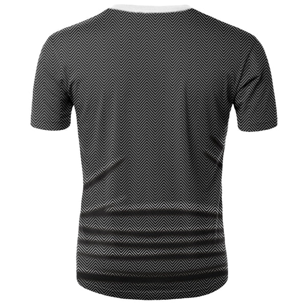 Men's 3D print Funny Optical Illusion T-shirts
