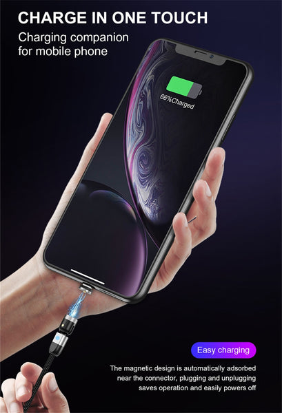 Charge in one touch, easy charging