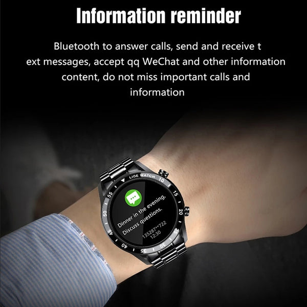 Mens LIGE Luxury Brand Multifunctional Smart Watch