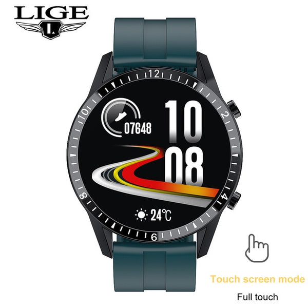 Mens LIGE Luxury Brand Multifunctional Smart Watch