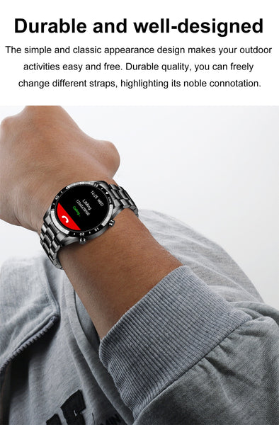 Mens LIGE Luxury Brand Multifunctional Smart Watch
