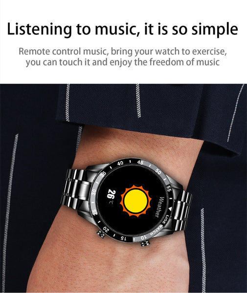Mens LIGE Luxury Brand Multifunctional Smart Watch